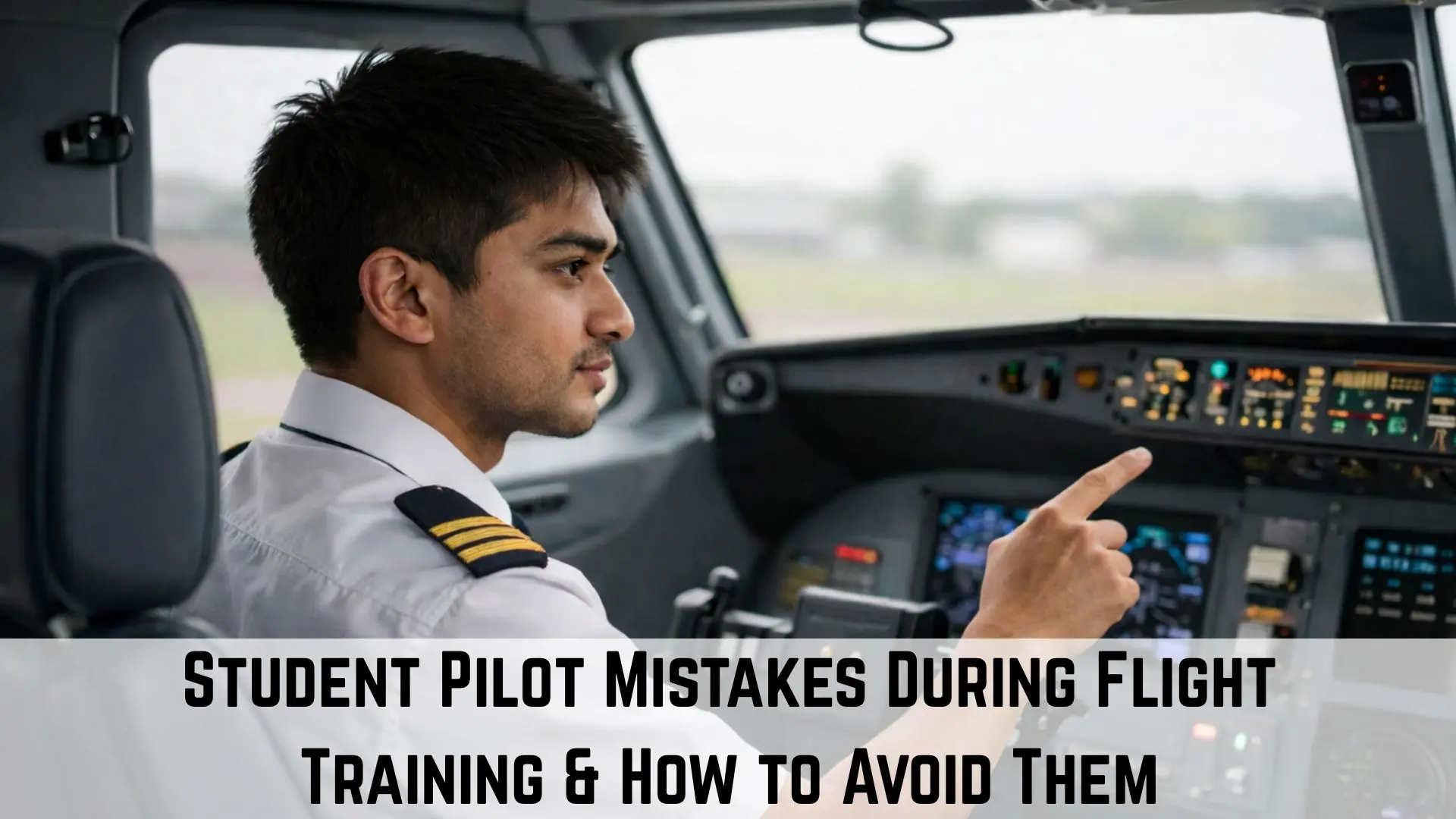 Pilot Making Errors MH Cockpit - Best Aviation College in Chennai - Tamilnadu